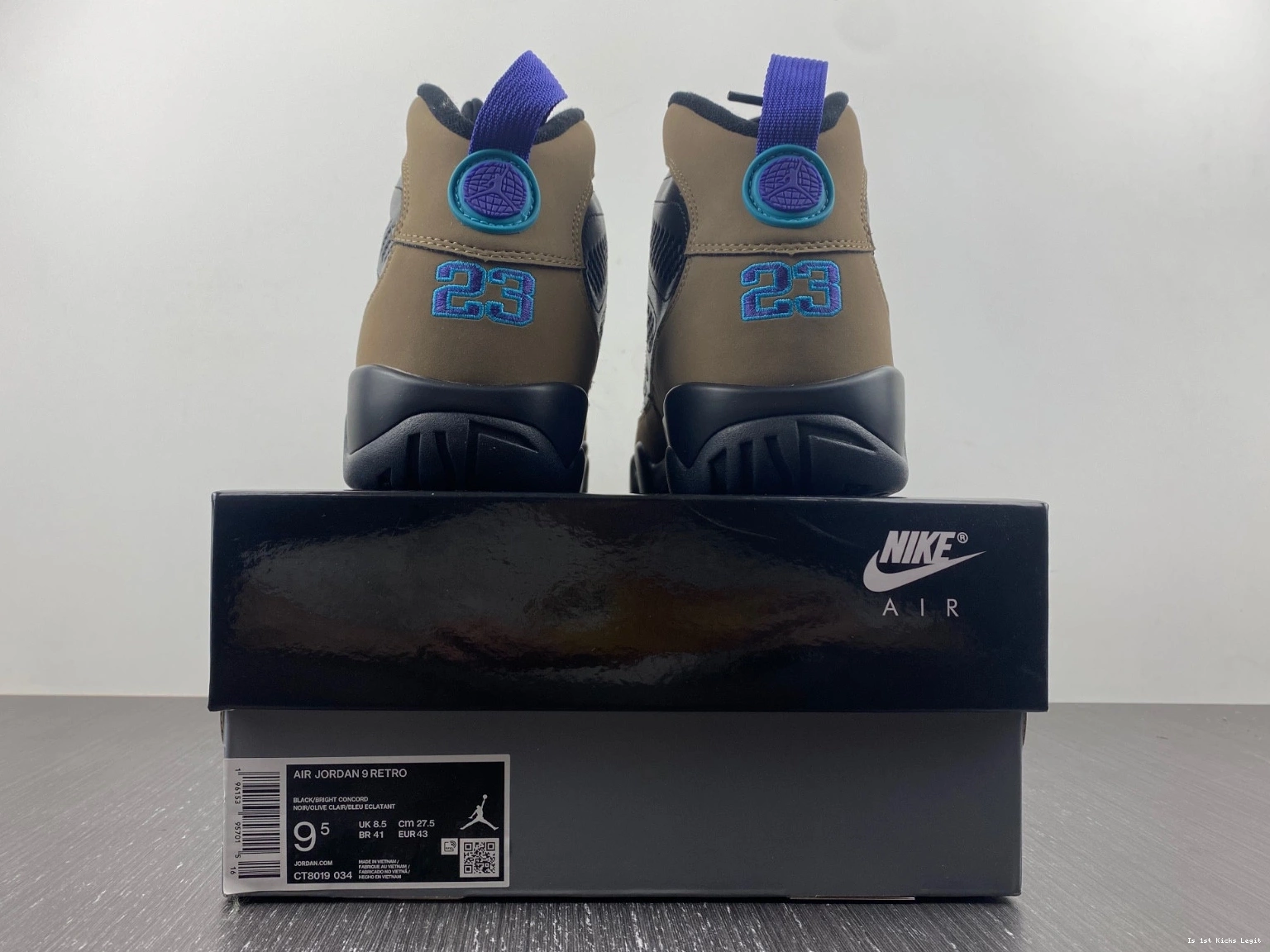 Air Jordan CT8019-034 Olive Concord 9 1109